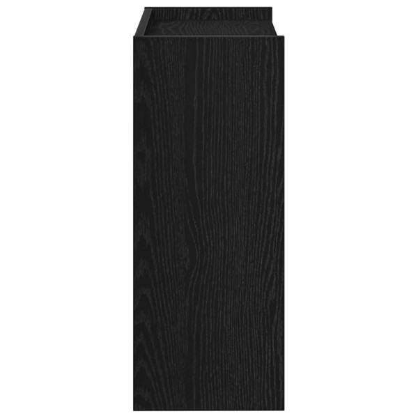 Mueble zapatero madera contrachapada negro 60x25x62 cm M 5