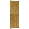 Puerta de granero CORONA madera maciza pino 70x210 cm 5