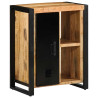 Aparador de madera maciza de mango rugosa 55x35x70 cm 4