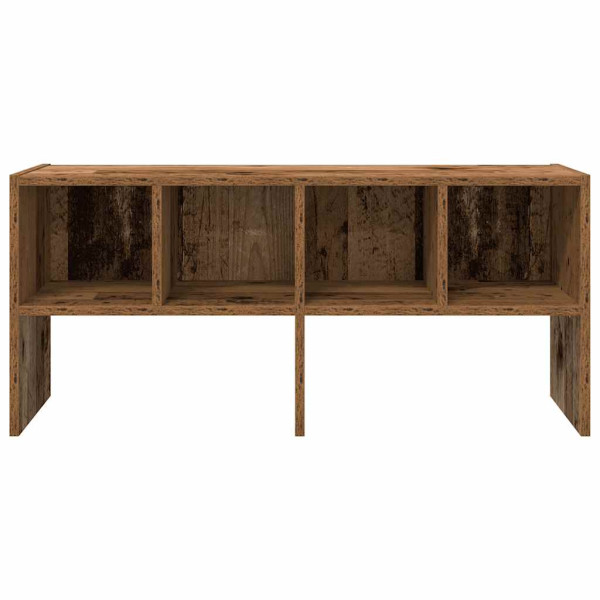 Zapatero apilable madera vieja 89.5x30x40 cm M 4