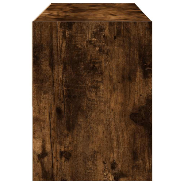 Zapatero apilable roble ahumado 89.5x30x40 cm M 5