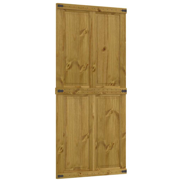 Puerta de granero CORONA madera maciza pino 90x210 cm M 2