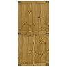 Puerta de granero CORONA madera maciza pino 90x210 cm 3