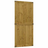 Puerta de granero CORONA madera maciza pino 90x210 cm 5