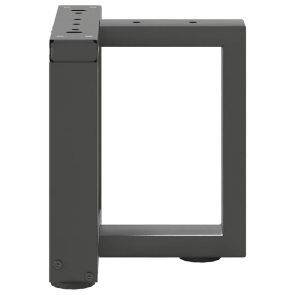 Pés para mesa de centro em forma de T. 2 peças. antracite. 30x25x(30-31) cm. aço M 3