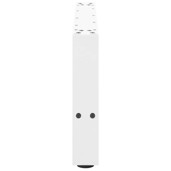Patas para mesa de centro de acero blanco 2 uds 30×70 cm M 5
