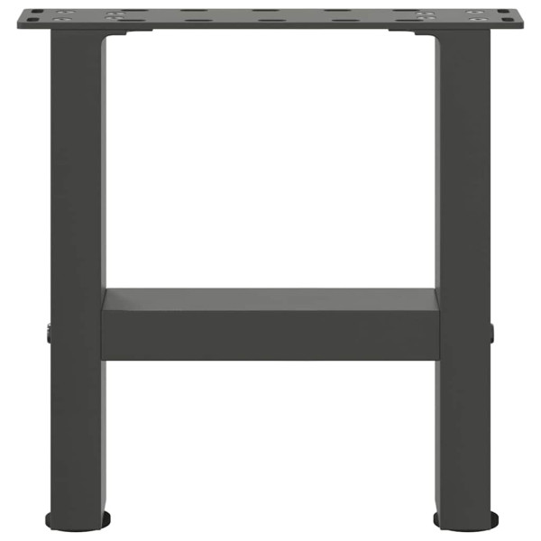 Patas para mesa de centro de acero antracita 2 uds 30×30 cm M 3
