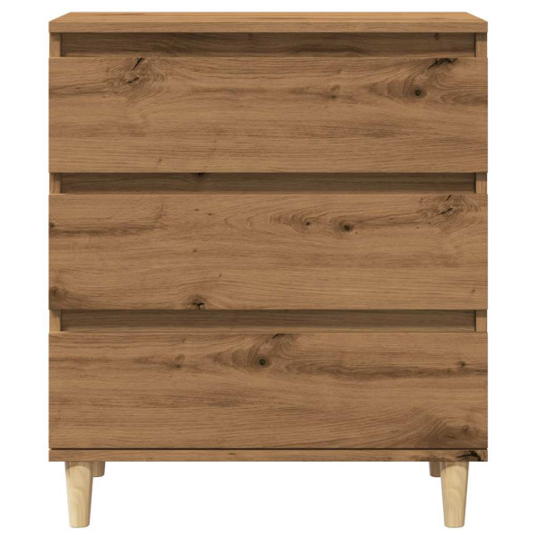 Aparador madera contrachapada roble artisian 60x35x70 cm M 4