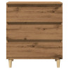 Aparador madera contrachapada roble artisian 60x35x70 cm 4