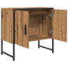 Mueble de lavabo de baño madera roble artisan 60x33x60 cm 5