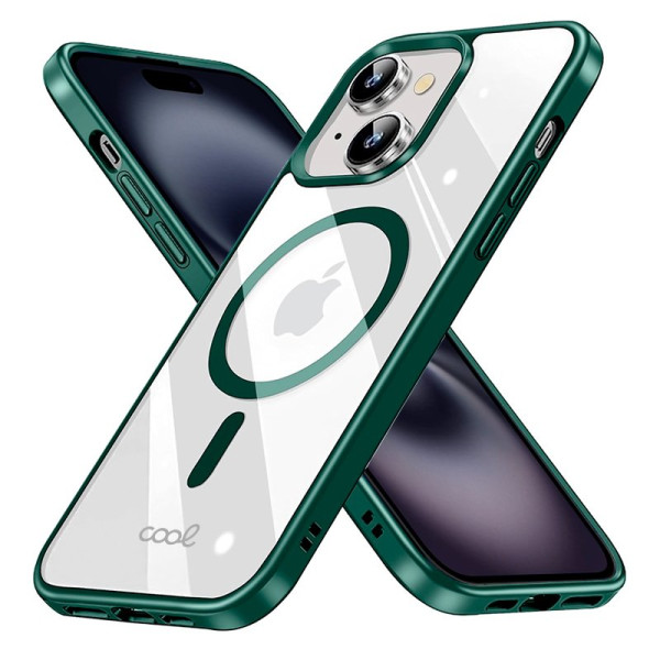 Carcaça COOL para iPhone 16 Bordo verde magnético M 2