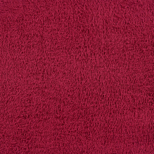 Toalha conjunto 12 peças 100% algodão Borgonha 360 gsm M 5