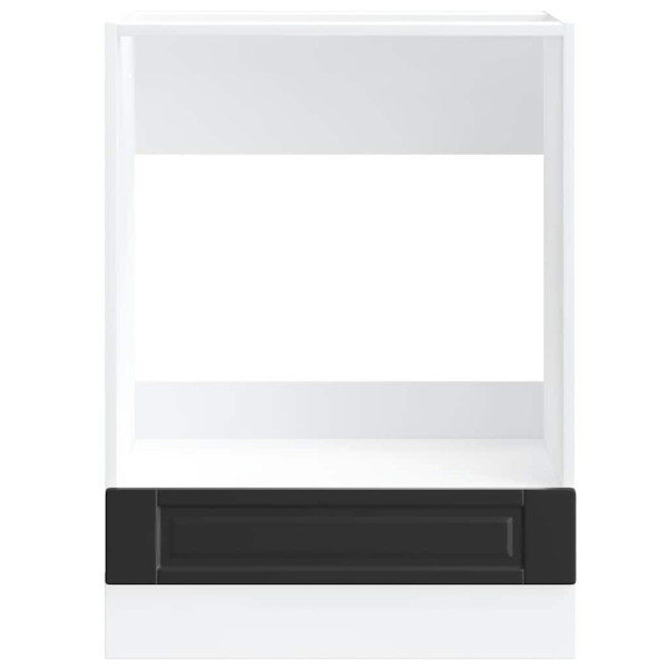 Mueble de horno Porto negro madera reconstituida M 4