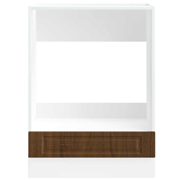 Mueble de horno Porto marrón roble madera reconstituida M 4