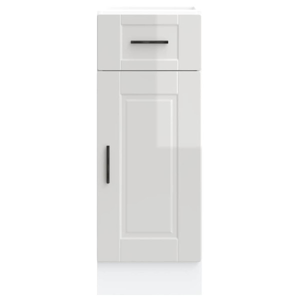 Mueble bajo de cocina porto alto brillo blanco M 4
