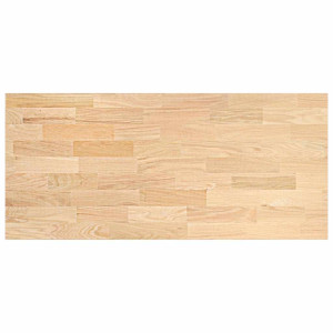 Encimera de cocina rectangular madera maciza roble H