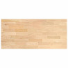 Encimera de cocina rectangular madera maciza roble 2