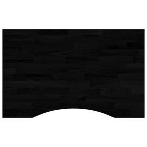 Tampo de mesa retangular 80x50x2.5 cm carvalho castanho-escuro H