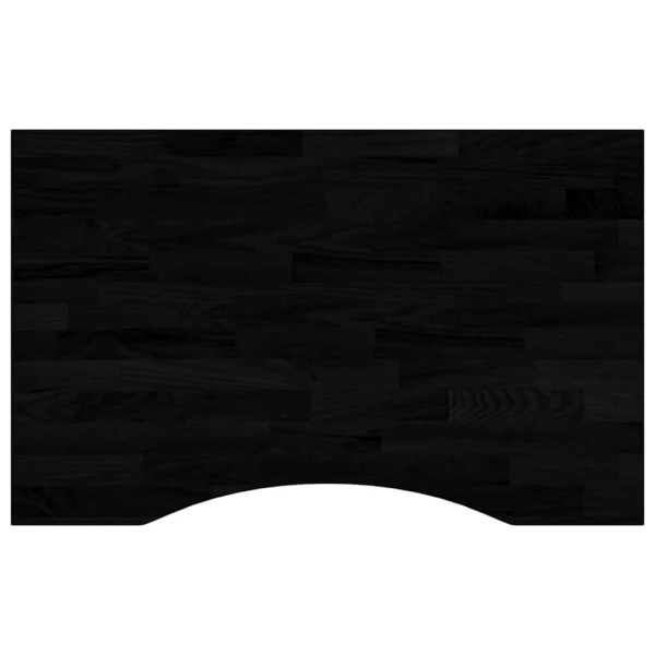 Tablero escritorio 80x50x2.5 cm rectangular madera maciza roble M 2