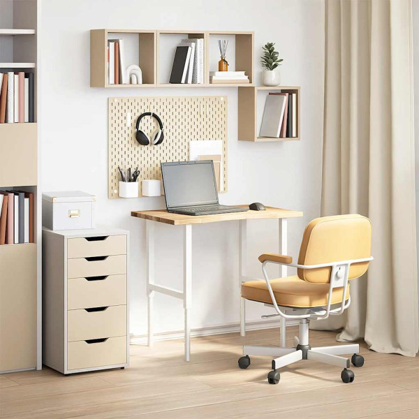 Tablero escritorio rectangular madera maciza roble sin tratar M 3