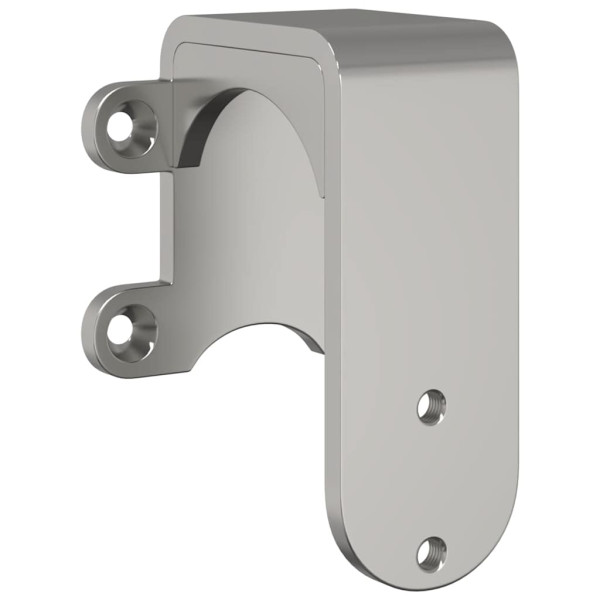 Barn Door Bypass Brackets 4 pcs trilhos redondos aço inoxidável M 5