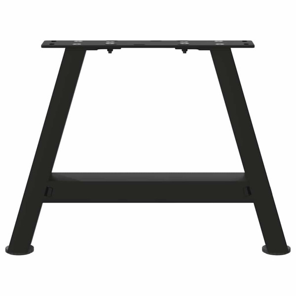 Pés para mesa de centro em formato A. 2 peças. preto. 50x(30-31) cm. aço M 5