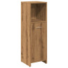 Armario de baño madera contrachapada roble artisan 30x30x95 cm 2