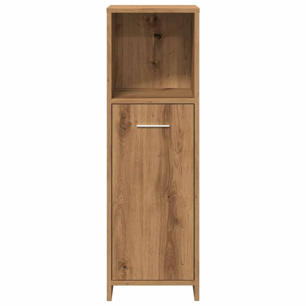 Armario de baño madera contrachapada roble artisan 30x30x95 cm M 4