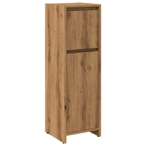 Armario de baño madera contrachapada roble artisan 30x30x95 cm H