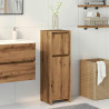 Armario de baño madera contrachapada roble artisan 30x30x95 cm 3