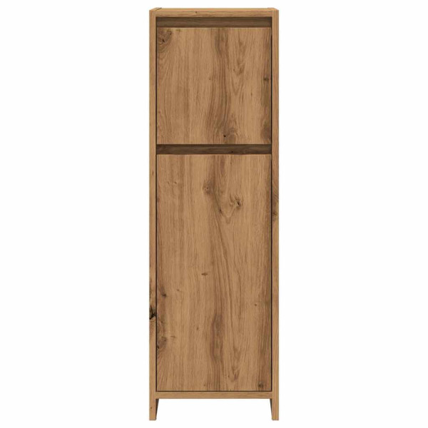 Armario de baño madera contrachapada roble artisan 30x30x95 cm M 4