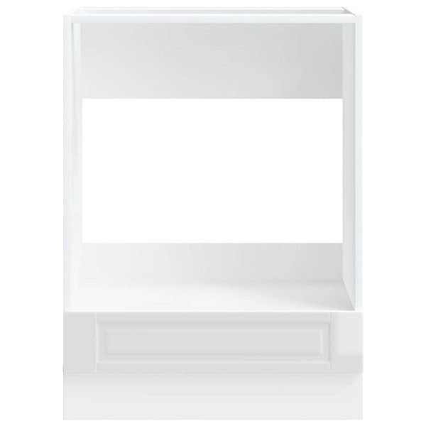 Mueble de horno Porto alto brillo blanco madera reconstituida M 4