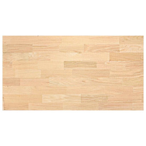Encimera de cocina rectangular madera maciza roble H