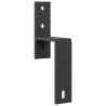 Barn Door Bypass Brackets 5 pcs para trilhos planos aço carbono 5