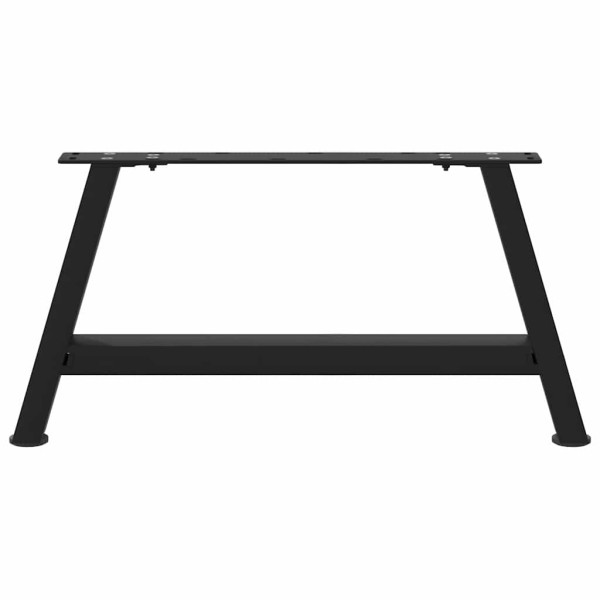 Patas de mesa de centro forma A 2uds acero negro 60x(30-31) cm M 5