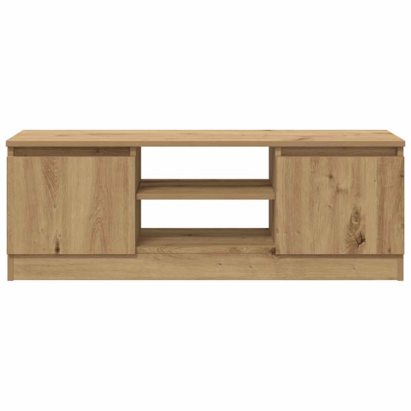 Mueble de TV madera de ingeniería roble artisan 102x30x36 cm M 4