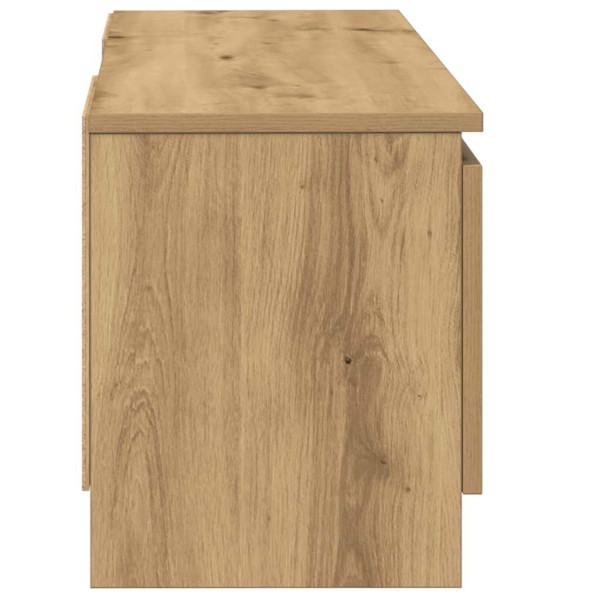 Mueble de TV madera de ingeniería roble artisan 102x30x36 cm M 5