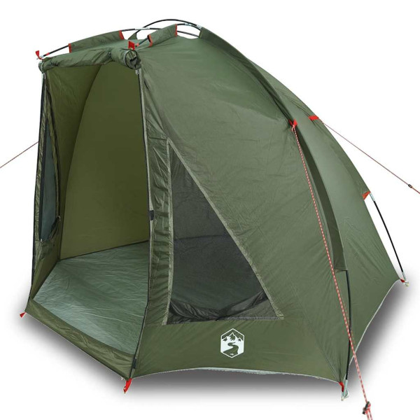 Tenda de pesca impermeável verde azeitona M 2