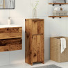 Armario de baño madera contrachapada envejecida 30x30x95 cm 3