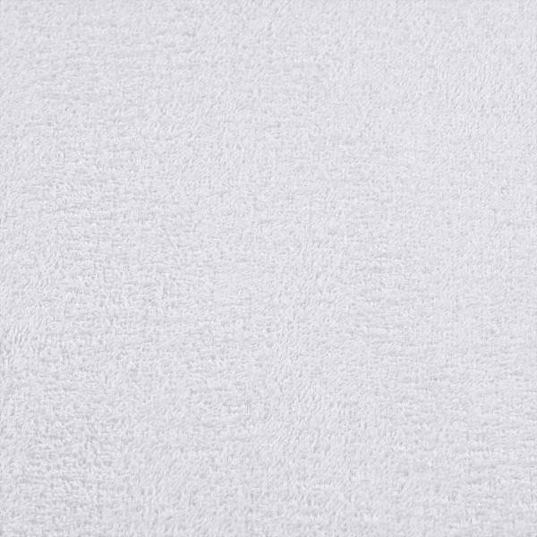 Juego de toallas 8 piezas 100% algodón blanco 360 gsm M 5