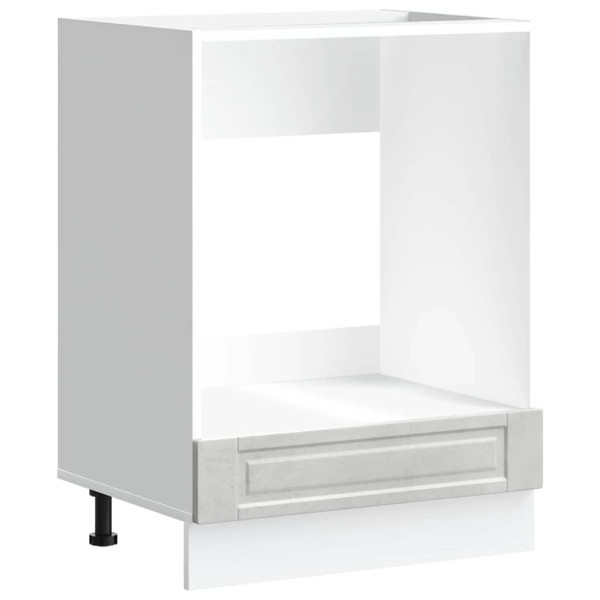 Mueble de horno Porto gris hormigón madera reconstituida M 2