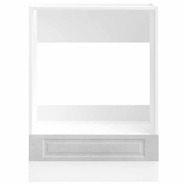 Mueble de horno Porto gris hormigón madera reconstituida M 4