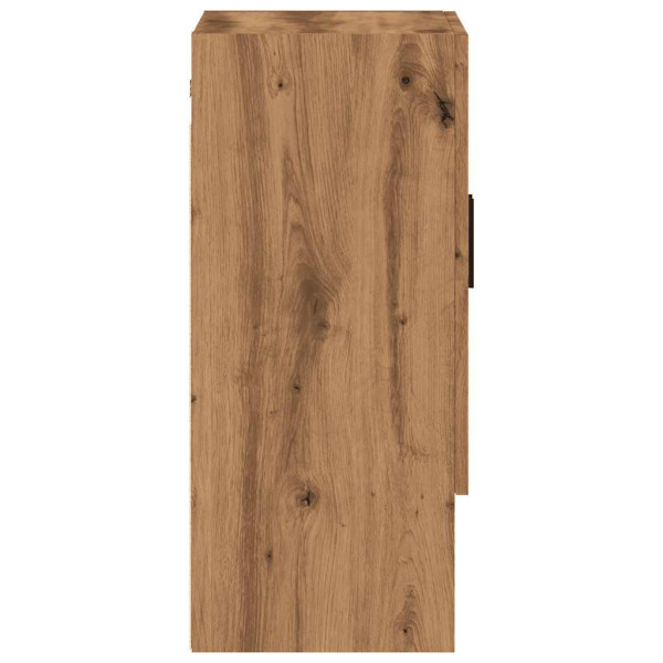 Armario de pared madera de ingeniería roble artesano 60x31x70cm M 5
