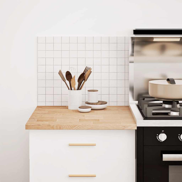 Encimera de cocina rectangular madera maciza roble M 4