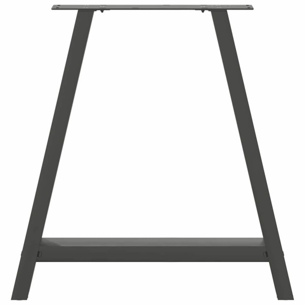 Patas de mesa centro forma A 2uds acero antracita 80x(72-73) cm M 5