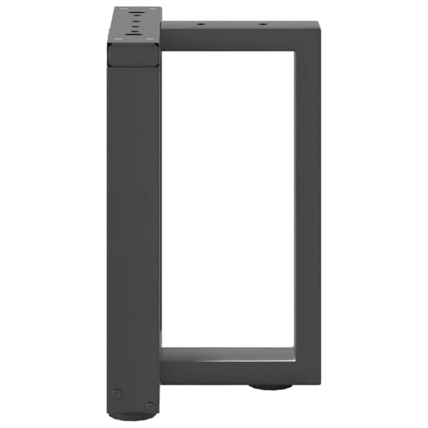 Pés para mesa de centro em forma de T. 2 peças. antracite. 28x25x(42-43) cm. aço M 5