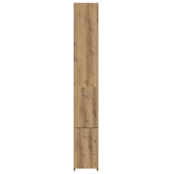 Armario de baño madera de ingeniería roble artisan 25x25x170 cm M 4