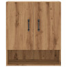 Armario de pared madera de ingeniería roble artesano 60x31x70cm 4