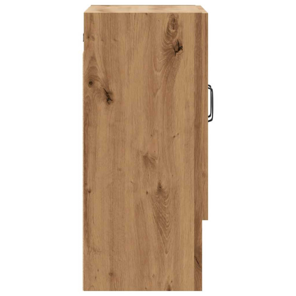Armario de pared madera de ingeniería roble artesano 60x31x70cm M 5