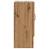 Armario de pared madera de ingeniería roble artesano 60x31x70cm 5